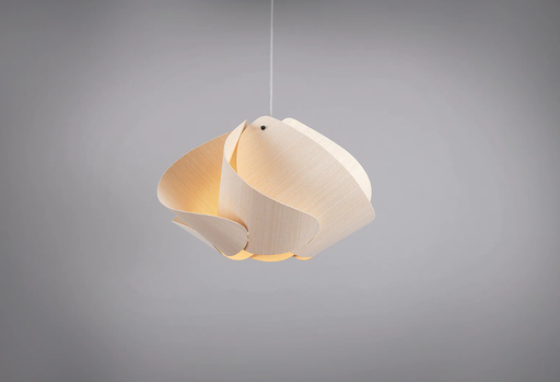 [MATILDA 44 FR.EUR] Matilda 44 Colgante Madera Reconstituida Di.44cm E27 Fresno Europeo