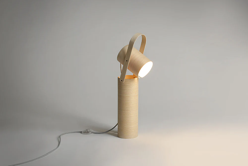 [INES 60 HAYA] Ines 60 de Mesa Madera Reconstituida Di.60cm E27 Haya