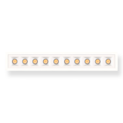 [MXB10-930-24-RW-MW-ADW] Runner X Pro Embutido Led 20w CRI90 3000K 24º UGR10 Dim Triac Blanco/Blanco