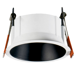 [G6] Adar-N Embutido Movil Redondo Gu10 Par16 Aluminio Ø85x59 Blanco/Negro