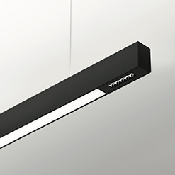 [WALLYFIT-10-P-UD-930-24-RB-BB] Wally Fit PLus UD 10 Colgante Led 58W 3000K 220V Negro/Negro