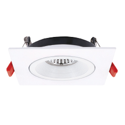 [G4] Shevat-C Embutido Cardanico Cuadrado Gu10 Par16 Aluminio 110x110x40 Blanco