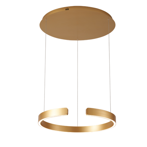 [TOLUCA-S DO] Toluca S Colgante Herradura Di.60cm Led 50W 3000K Dorado