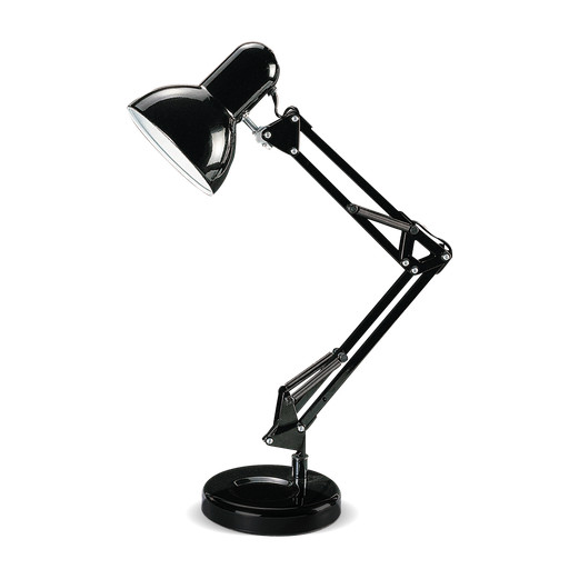 [CLASSIC NG] Classic Lampara de Escritorio Doble Brazo E27 Negro