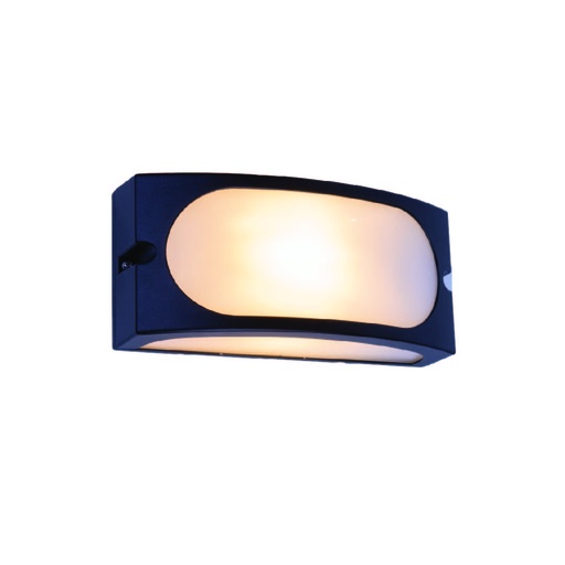 [SCL-AZONA-NEG] Azona Aplique Pared Exterior Led E27 Ip54 Aluminio Negro
