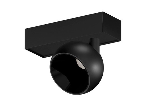 [02.AA86.1258.06] Bombu Plafon 1 Cabezal Led Cob 9W 2700K 15º Dim TRIAC Negro Texturado