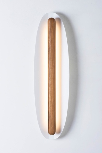 [INDRA MAD AP BL] Indra Madera Aplique Acero-Petiribi Led 6w 3000k 12v Petiribi/Blanco