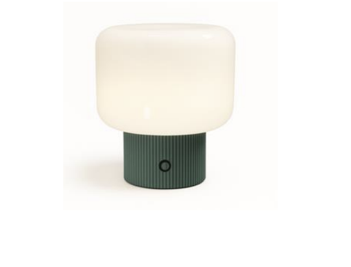 [SORA-V] Sora Lampara de Mesa Led 5w 3000k Inalambrica Di.16xh.20cm Verde