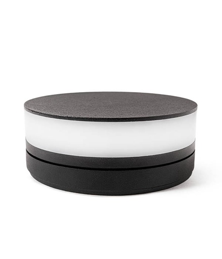 [D801 NG] Cygnus Aplique Luz Indirecta Circular Led 2xG9 Negro