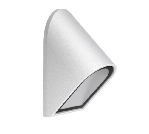 [13.AA80.0005.03] Equi Aplique Pared Exterior Led 3W 2700K 79º IP66 Dim TRIAC Blanco Texturado