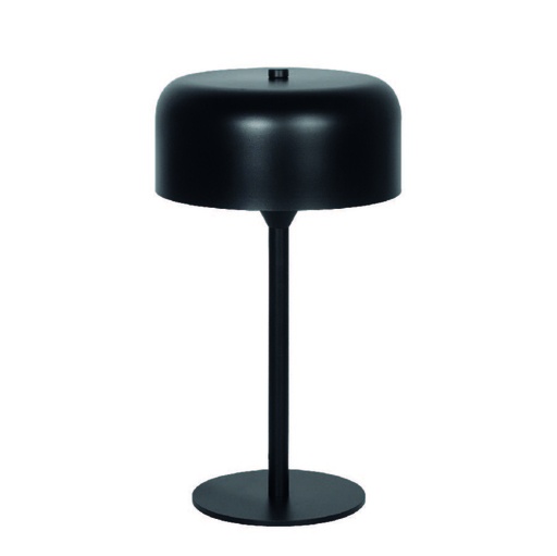 [6415] Egon Lampara de Mesa Led 1 Luz E27 Ip20 220v Di.20xh.36cm Negro