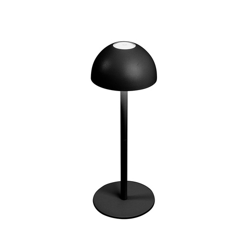 [VK-ALBA-2W-NG-2700K] Alba Lampara Mesa Exterior Led 2W 2700k IP44 Dimerizable Batery Di.90xh.245mm Negro