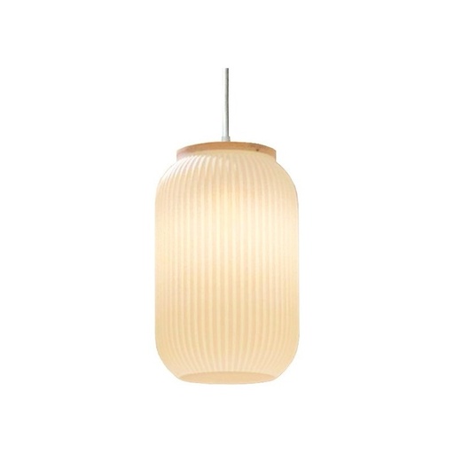 [CTERE 40X45 Crudo] Teresa 40 Colgante Impresion 3D Di.40Xh45Cm 1 Luz E27 Crudo