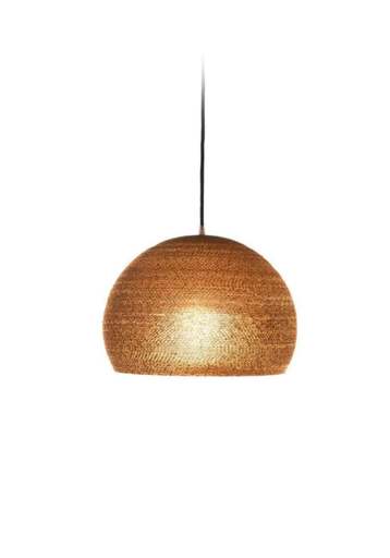 [C35] Esfera 3/4 Colgante Di.35cm Carton Corrugado Prensado