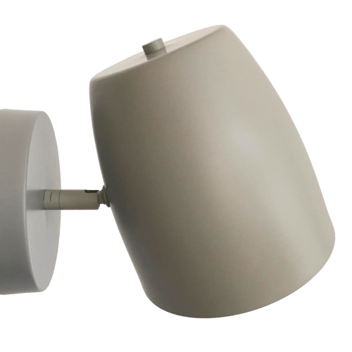 [FRIDA AP INTERR GR] Frida Aplique Hierro-Aluminio Movil 1L C/Interruptor E27 Gris