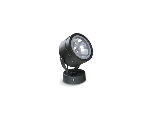 [2065.NT] Spot C/Base AR111 GU10 IP44 Di.128xh.200mm Negro Texturado