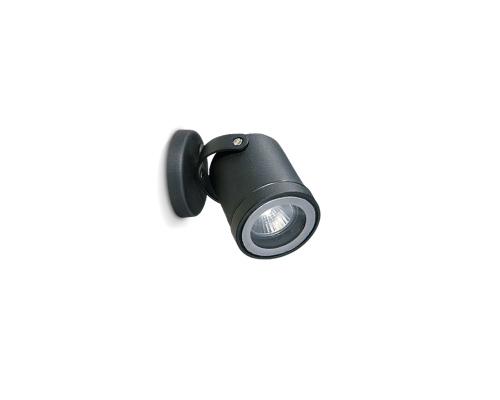 [2045.NT] Spot C/Base PAR16 GU10 IP44 Di.75xh.145mm Negro Texturado