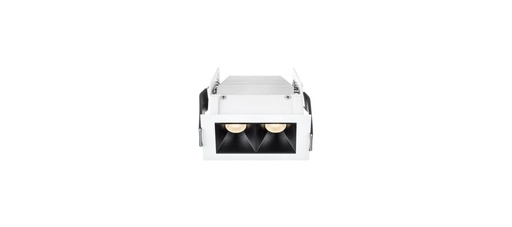 [06.76.4023.03] Kaus Embutido 2 luces Led 4.4W 3000K 30º CRI90 IP20 Dim DALI Blanco Texturado