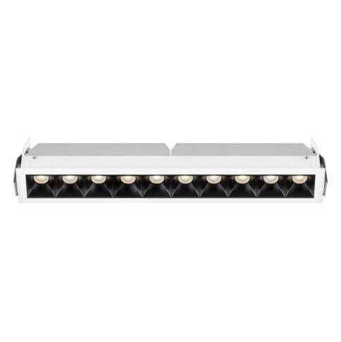 [06.76.4211.03] Kaus Embutido 10 luces Led 22W 3000K 30º CRI90 IP20 Dim TRIAC Blanco Texturado