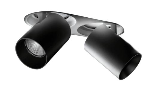 [06.78.1220.06] Shhh Bi Embutido Extraible Led 2X12W 3000K 38º IP20 Dim TRIAC Negro Texturado