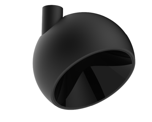 [07.AA86.0110.06] Bombu Cabezal Semi Esferico Led 9W 2700K 15º IP20 Dim TRIAC Negro Texturado