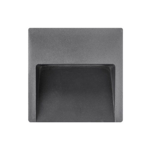 [16.AA68.1000.09] Aleo C Embutido Pared Exterior Led 3,5W 3000K 118x111º IP65 220V Gris Grafito