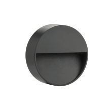 [13.AA68.4021.09] Aleo R Aplique Pared Exterior Led 4W 3000K 165x37º IP65 Dim TRIAC Gris Grafito