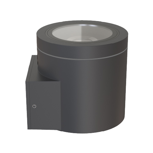 [10.28.5110.09] Kalu 2.0 R Uni Aplique Pared Exterior Redondo GU10 Par16 IP65 Gris Grafito
