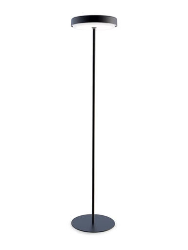 [CH03-03] Charles Lampara De Pie Led 16W 3000K H.172Cm Negro Microtexturado