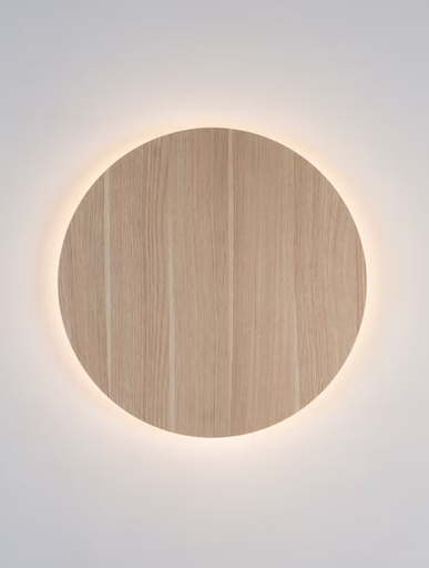 [EC16-02] Eclipse Madera Aplique/Plafon  Di.45Cm Led 13W 2700K Roble Kaisenberg