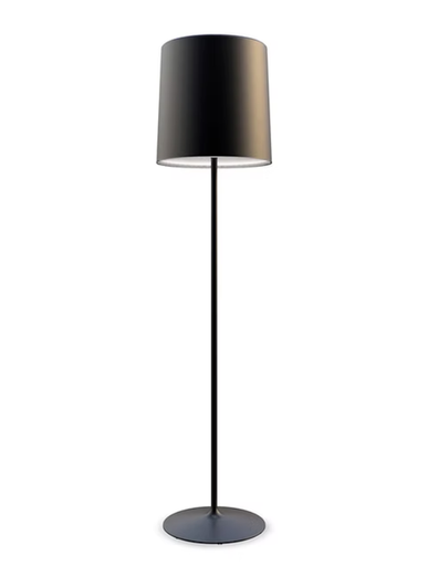 [HH03-03] Hi Hat Lampara De Pie Pant.Grande 3xE27 Di.40CmxH.170Cm Negro Microtexturado