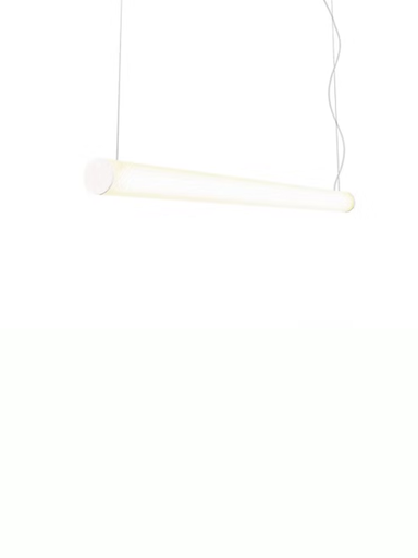[PM02-02] Puma Colgante Grande Pantalla Acrilico Largo.250Cm Led 45W 2700K Blanco Semimate
